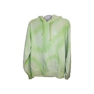 The North Face Dye Green Long Sleeve Pullover Hoodie Mens Small Excellent Cond.